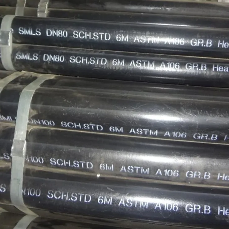 AISI B36.10 ASTM A106 B Чорна сталева безшовна труба