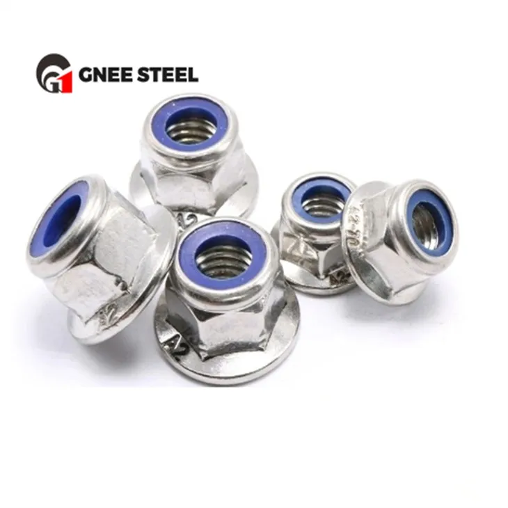 Нейлонова контргайка з шестигранним фланцем DIN 1663