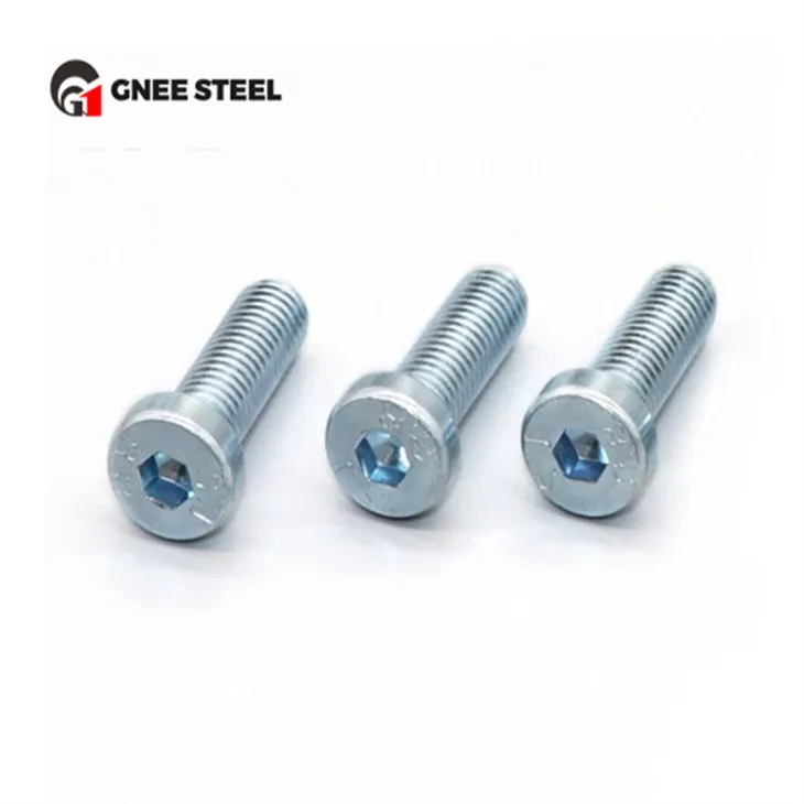 DIN7984 Біло-блакитні оцинковані гвинти з внутрішнім шестигранником