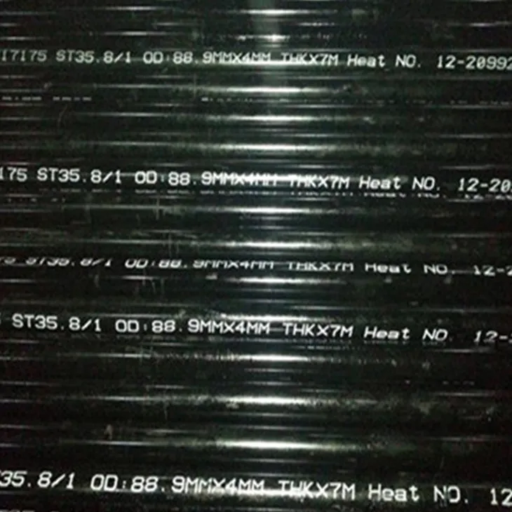 Труба безшовна з вуглецевої сталі DIN 17175 St35.8