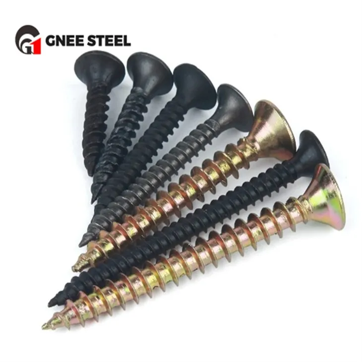 DIN18182 Чорний гвинт для гіпсокартону