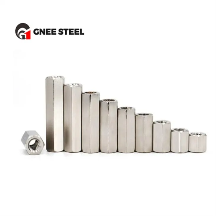 Довгі шестигранні з’єднувальні гайки SS316