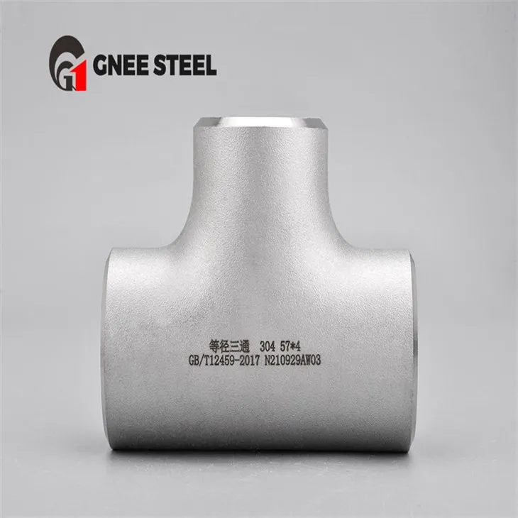 Рівний трійник із нержавіючої сталі 316 304