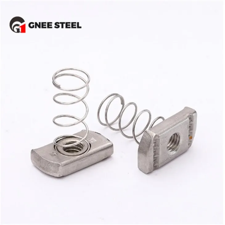 Пружинні канальні гайки з нержавіючої сталі